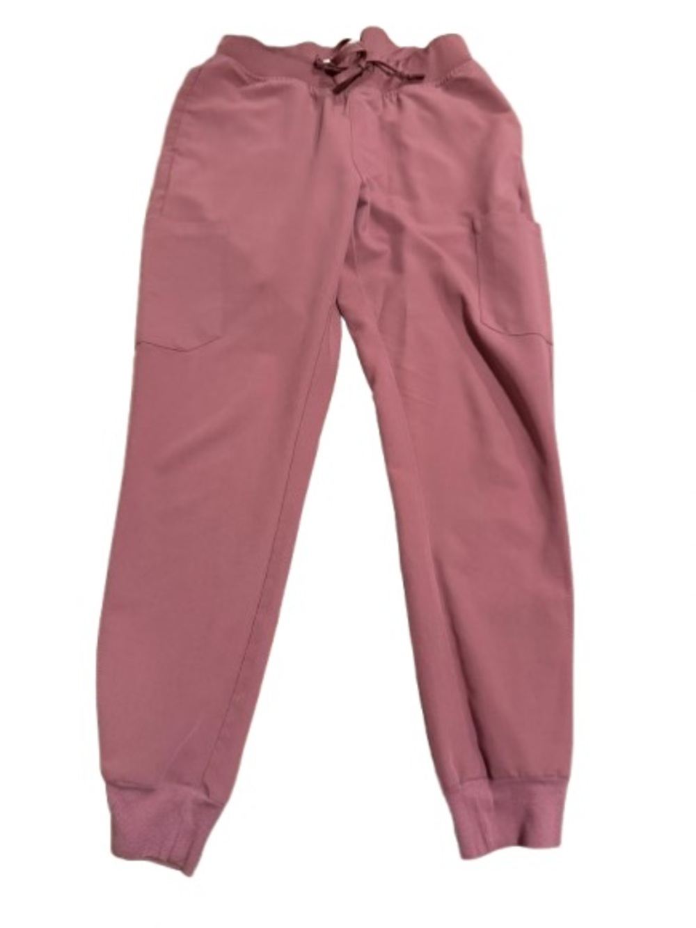 Mandala Women’s V-Neck Scrub Top & Drawstring Pant Set - Dusty Rose Size Small - Picture 10 of 15